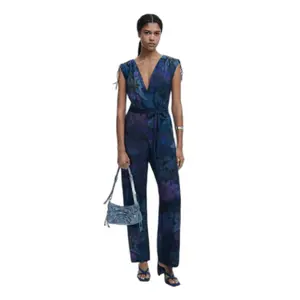 Women's jumpsuit Desigual Floresazul image-1