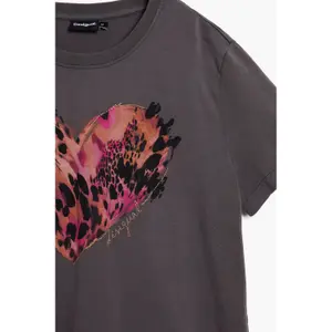 T-shirt femme Desigual Tiger Cor image-3