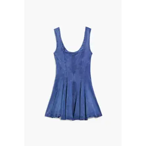 Women's denim dress Desigual Pink image-2