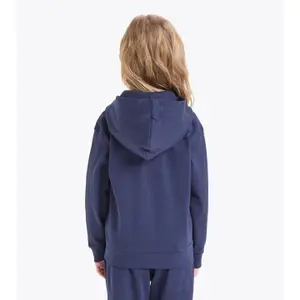 Hooded sweatshirt with zipper Diadora image-4