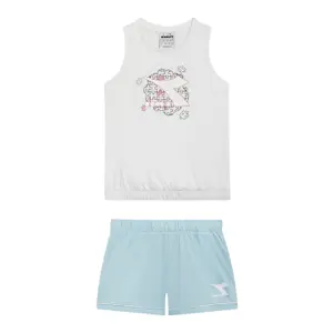 Girls' tank top and shorts set Diadora Puzzles image-0