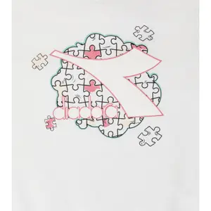 Girls' tank top and shorts set Diadora Puzzles image-5