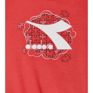 Girls' tank top and shorts set Diadora Puzzles image-5