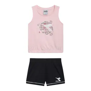 Girls' tank top and shorts set Diadora Puzzles image-0