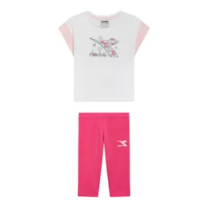 Girls' tank top and shorts set Diadora Puzzles image-0