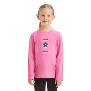 Girls' long sleeve T-shirt Diadora Logo image-1