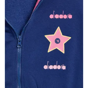 Sweatshirt à capuche full zip fille Diadora Logo image-5