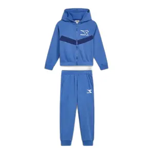 Sweatshirt à capuche full zip enfant Diadora Logo image-0