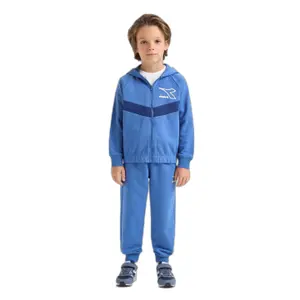 Sweatshirt à capuche full zip enfant Diadora Logo image-1