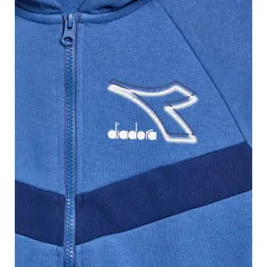 Sweatshirt à capuche full zip enfant Diadora Logo image-5