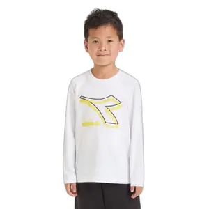 Long sleeve children's T-shirt Diadora Logo image-1