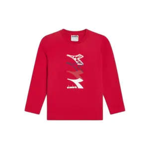 Long sleeve children's T-shirt Diadora Logo image-0