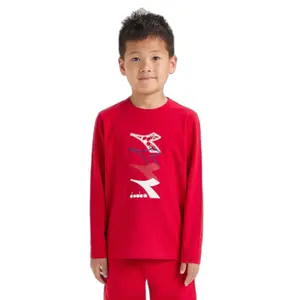 Long sleeve children's T-shirt Diadora Logo image-1