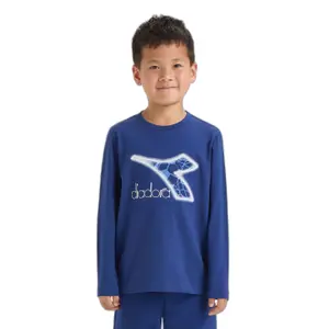 Long sleeve children's T-shirt Diadora Logo image-1