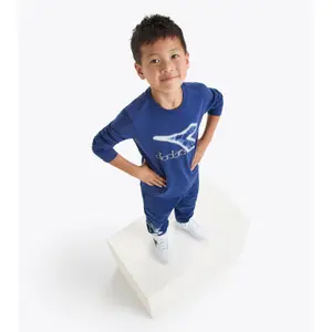 Long sleeve children's T-shirt Diadora Logo image-3