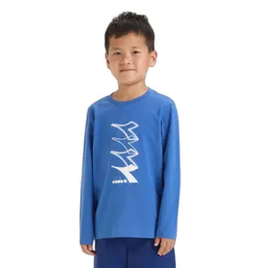 Long sleeve children's T-shirt Diadora Logo image-1