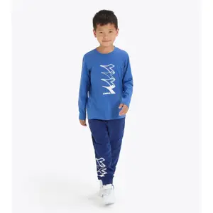 Long sleeve children's T-shirt Diadora Logo image-2