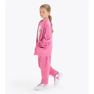 Children's full zip tracksuit jacket Diadora Team LT image-4
