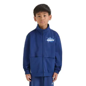 Children's full zip tracksuit jacket Diadora Team LT image-1