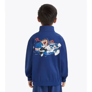 Children's full zip tracksuit jacket Diadora Team LT image-3