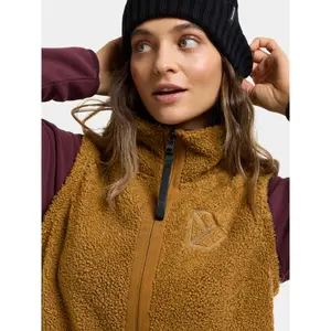 Sleeveless zip fleece for women Didriksons Kiana image-5