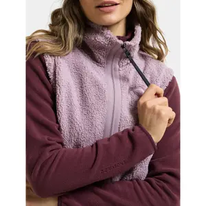 Sleeveless zip fleece for women Didriksons Kiana image-5