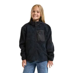 Full zip hooded fleece for girls Didriksons Joule image-0