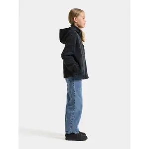 Full zip hooded fleece for girls Didriksons Joule image-3