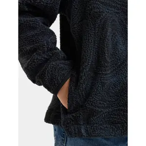 Full zip hooded fleece for girls Didriksons Joule image-5