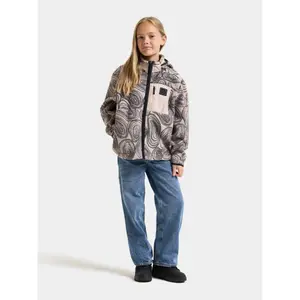Full zip hooded fleece for girls Didriksons Joule image-1