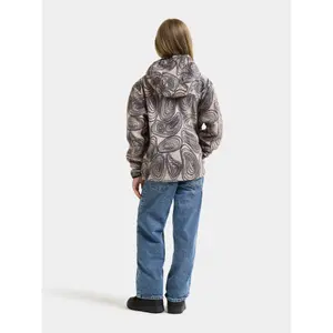 Full zip hooded fleece for girls Didriksons Joule image-2