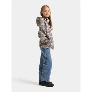 Full zip hooded fleece for girls Didriksons Joule image-3