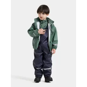 Conjunto de chaqueta y pantalón impermeable niño Didriksons Slaskeman 4 image-1