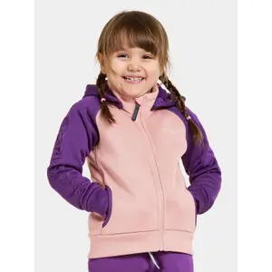 Full zip baby girl sweatshirt Didriksons Corin image-1