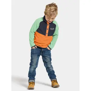 Children's half-button fleece Didriksons Monte image-1