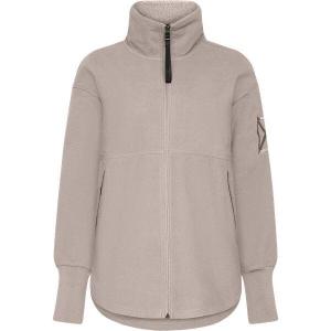 505662-f04-pile-con-zip-da-donna-didriksons-ronja-marrone-cenere