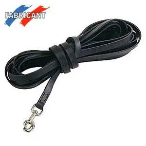 Laisse pour chien de dressage en cuir vachette Difac image-0