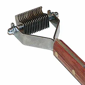 Hundehaar-Schneiderkamm 16 extra feine Klingen Difac Coat King image-0