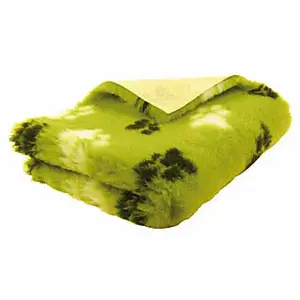 Non-slip dog mat with black and white paws Difac Thermobed image-0