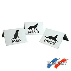 Tafel für Gehorsam Kennzeichnung Difac (x3) image-1