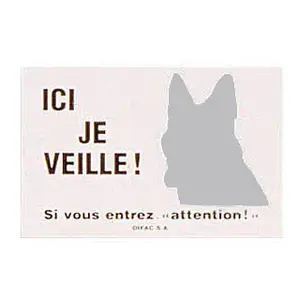 Verkehrsschild Difac Ici je veille image-0