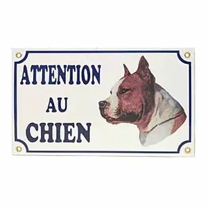 Verkeersbord Difac American Staffordshire Terrier image-0