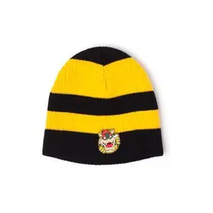 63nin292-bonnet-enfant-difuzed-nintendo-bowser-striped-jaune-noir-tu