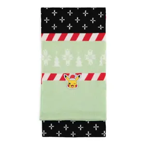 Children's ski cap and scarf set Difuzed Pokemon Pikachu image-3