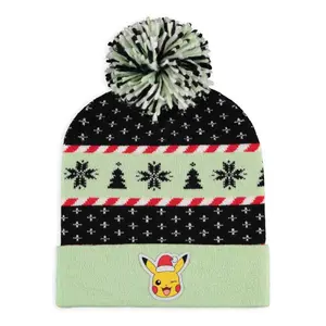 Children's ski cap and scarf set Difuzed Pokemon Pikachu image-1