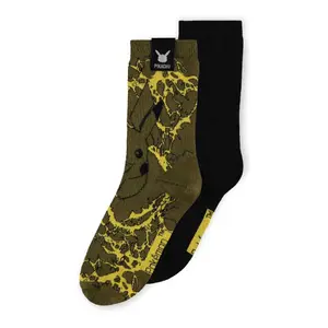 Football Socks Difuzed Pokemon Pikachu (x2)