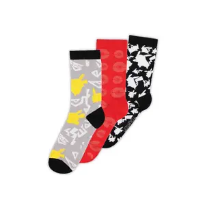 Chaussettes Difuzed Pokemon Crew (x3) image-0