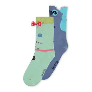 Socken Difuzed Lilo & Stitch Doll (x2) image-0