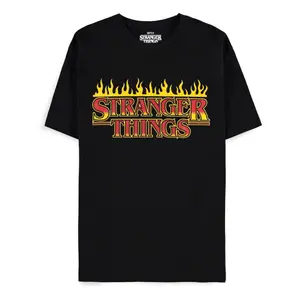 T-shirt Difuzed Stranger Things Fire Logo image-0