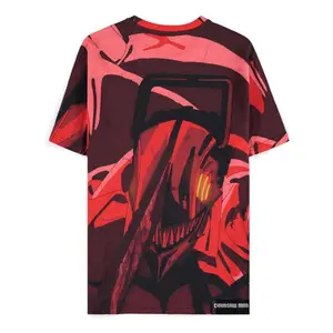 Cotton T-shirt Difuzed Chainsaw Man Rage all Over image-1